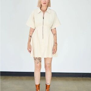 Noble Utility Cream Dress (fits like S)